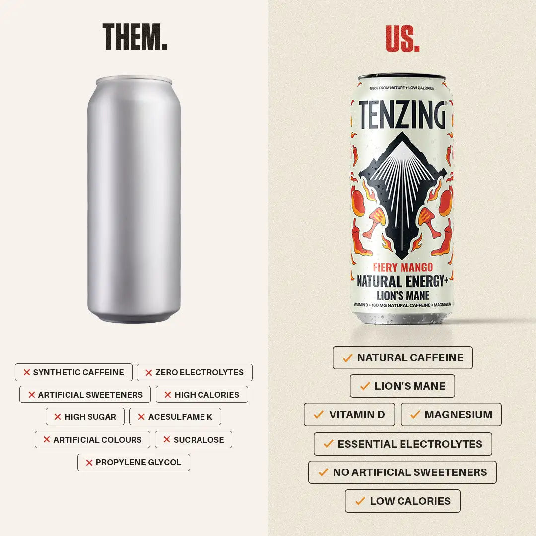 TENZING Fiery Mango + Lion's Mane (500ml)