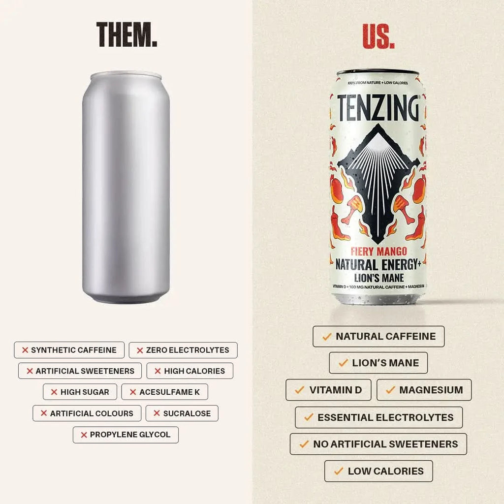 TENZING Fiery Mango + Lion's Mane (500ml) – Team TENZING