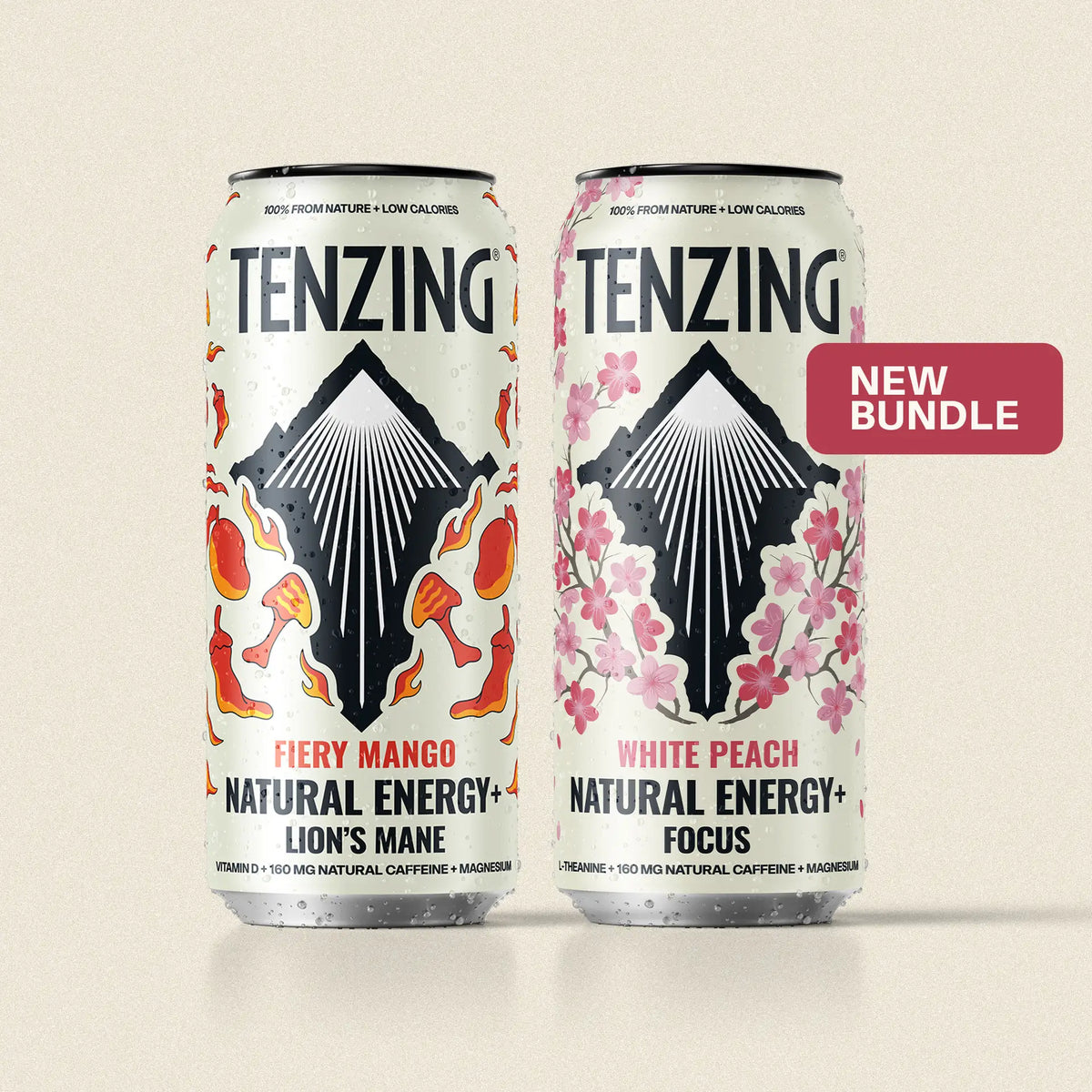 NATURAL ENERGY+ BUNDLE: Fiery Mango & White Peach.