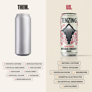 TENZING White Peach + Focus (500ml)